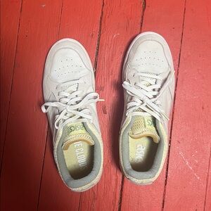 Asics Beige and White Sneakers